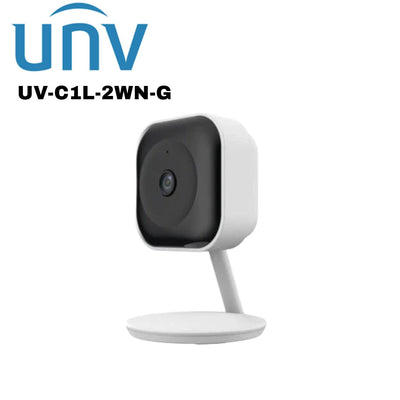 Uniview 2MP Cube Network Camera – SMART WIFI, 2.8MM, WHITE UV-C1L-2WN-G Global Security